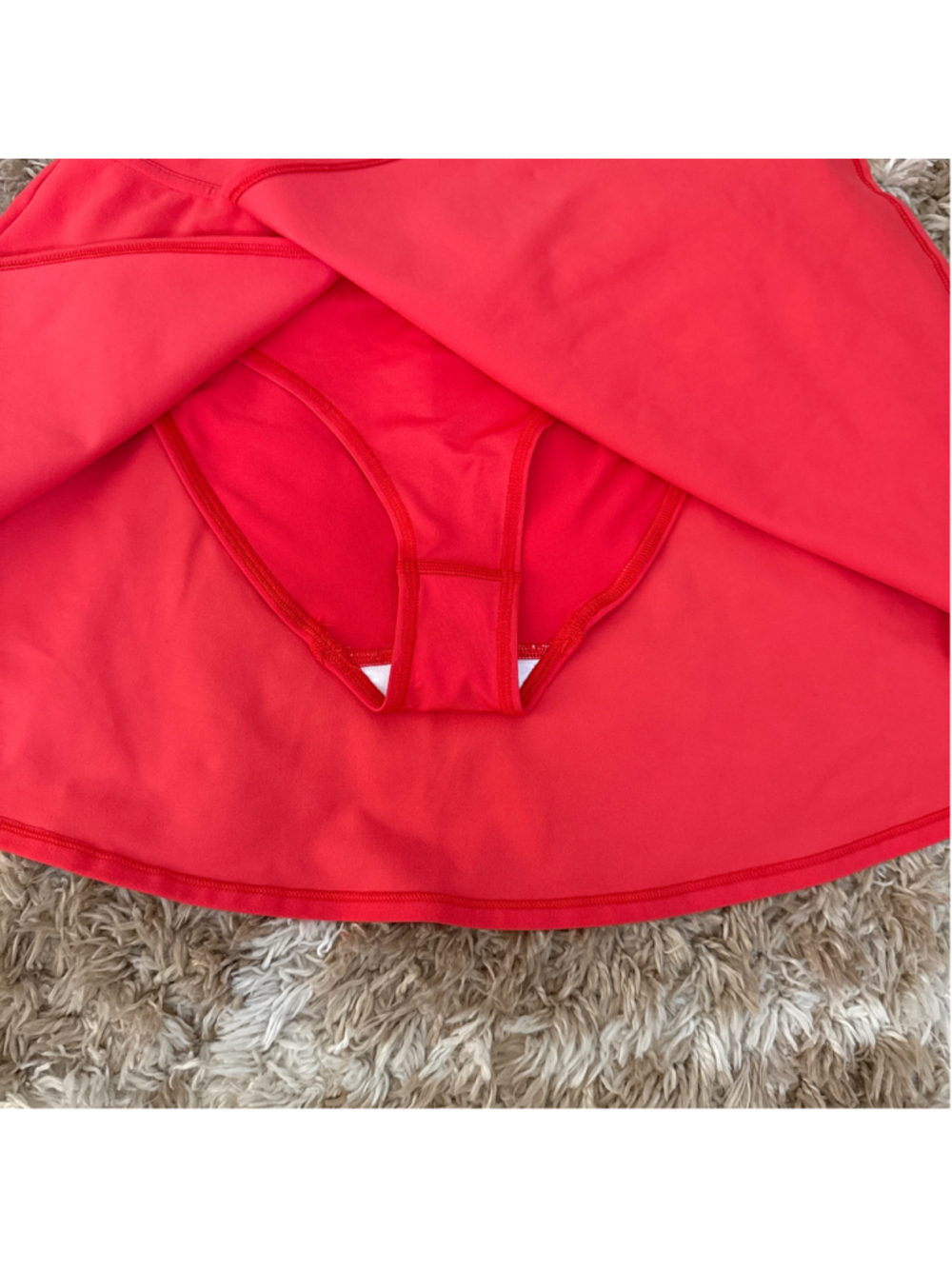 Women's Alo Coral Alosoft Backspin Mini Skirt M - Picture 3 of 6